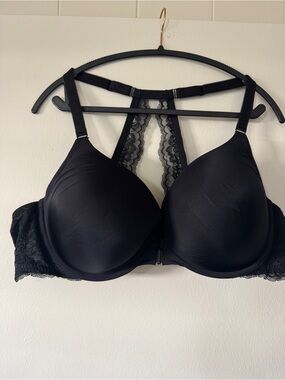 Torrid Black Lace-Back Front Clasp Push-Up Bra - Women Intimates